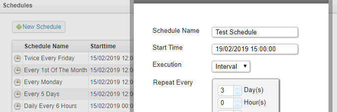 creating a deployment schedule