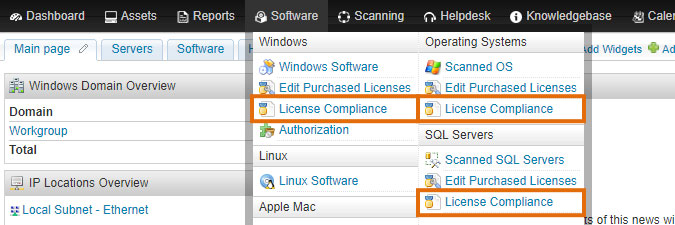 view license compliance