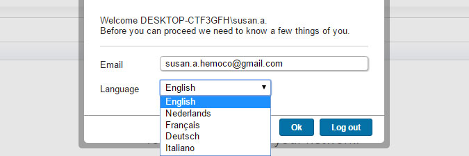 choosing your preferred help desk language