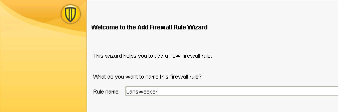 giving a firewall rule a name in Symantec Endpoint Protection Manager