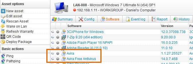 anti-virus software pulled from Add/Remove Programs