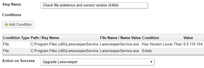 Update Lansweeper deployment package
