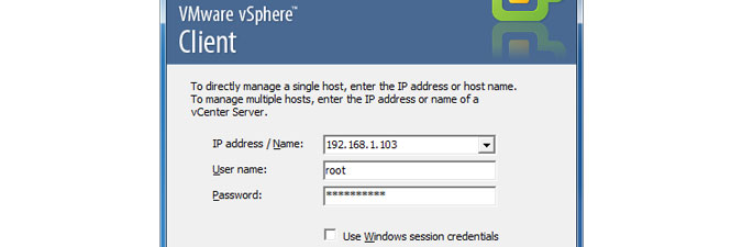 VMware vSphere Client