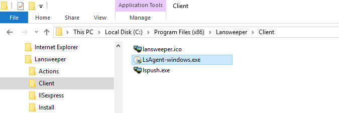 LsAgent installer for Windows