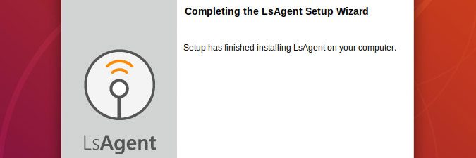 LsAgent installation process