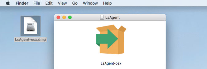 LsAgent installer on Mac