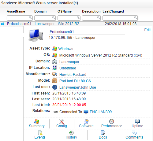Microsoft Wsus server installed